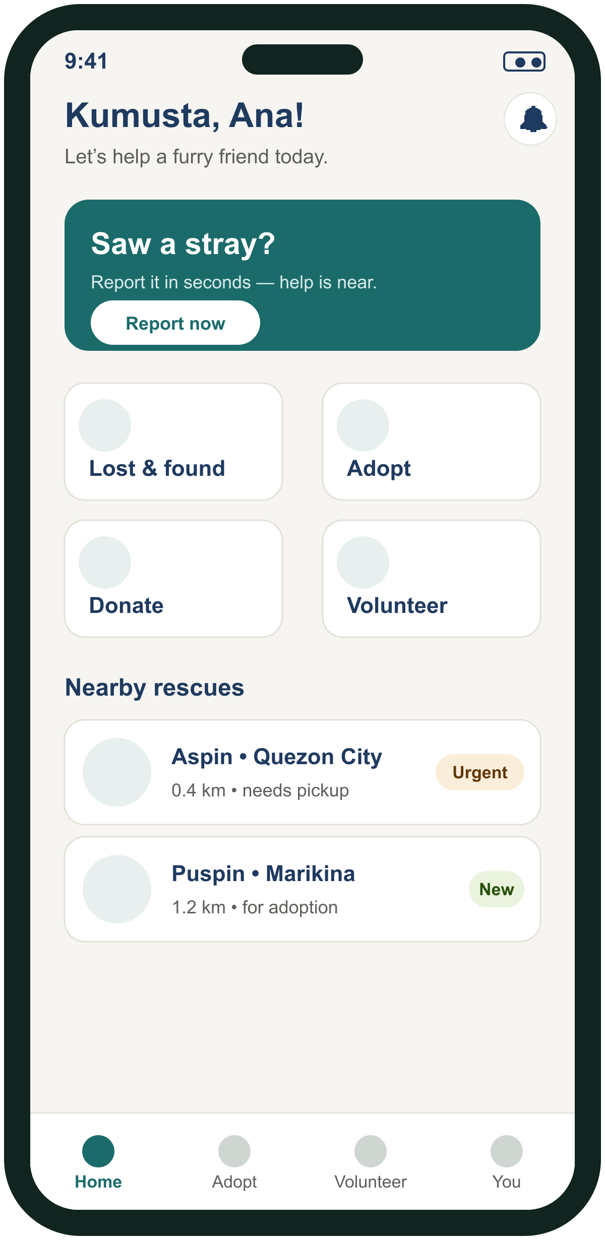 Kupkop PH app home screen mockup