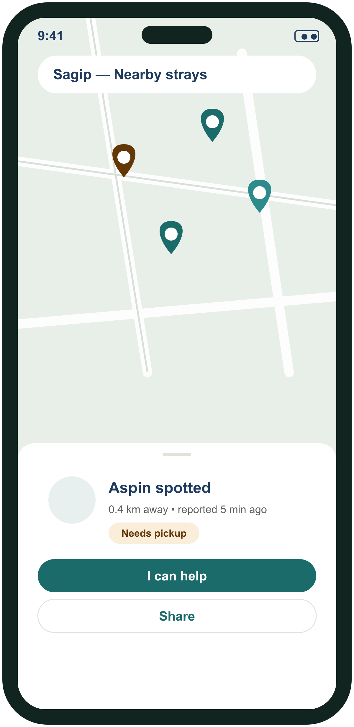 Kupkop PH Sagip rescue map mockup